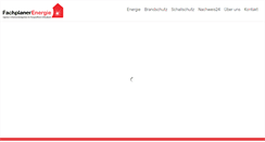 Desktop Screenshot of fachplaner-energie.de