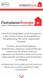Mobile Screenshot of fachplaner-energie.de