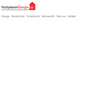Tablet Screenshot of fachplaner-energie.de